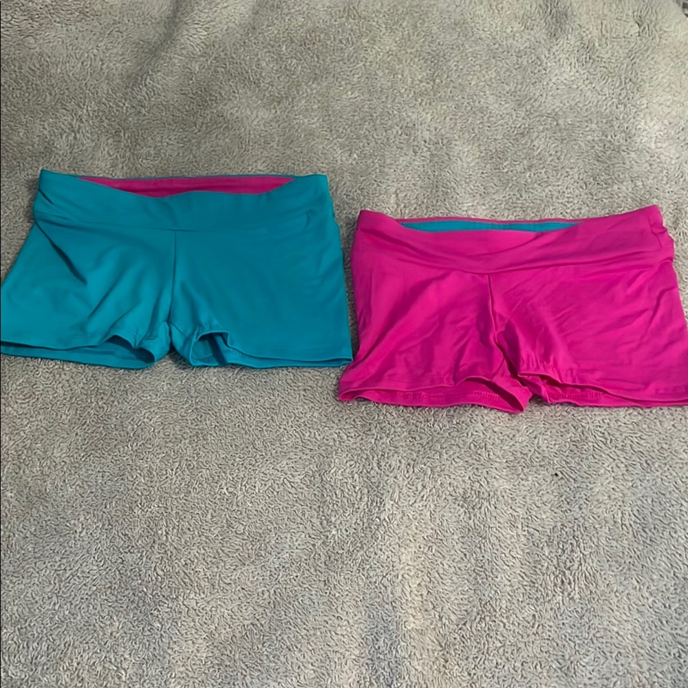 Kids Teal and Pink Shorts